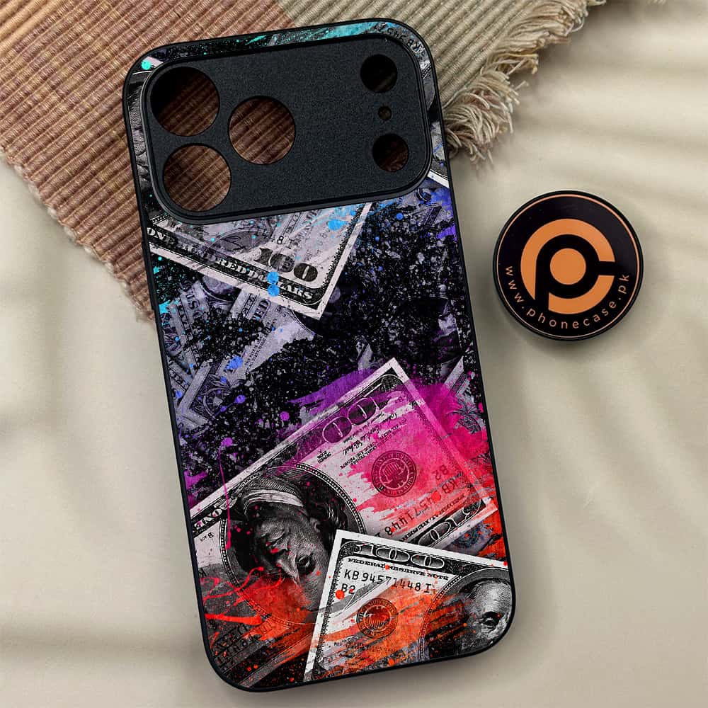 iPhone 17 Pro Max - Dollar Series - Premium Metal Printed soft Bumper shock Proof Case