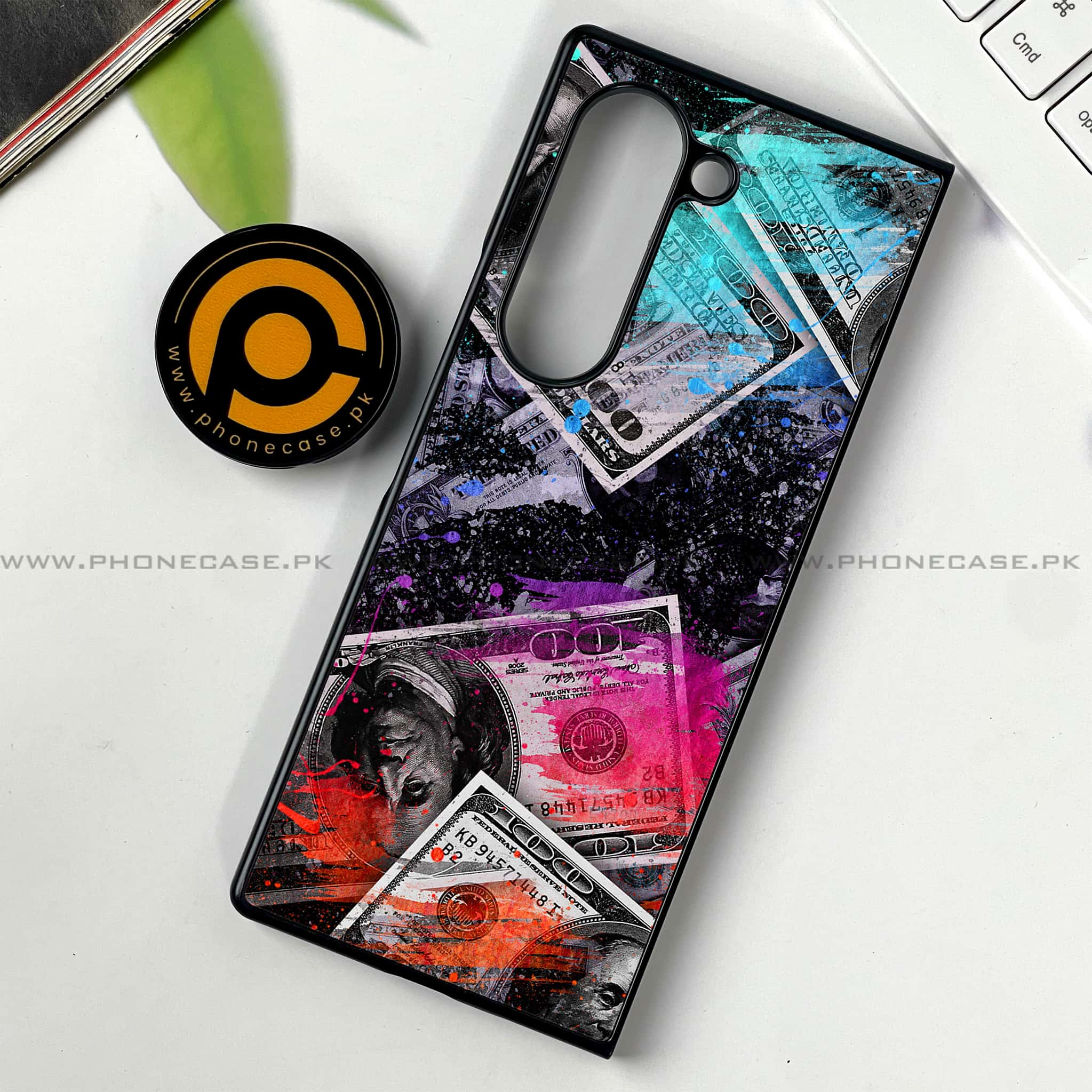 Samsung Galaxy Z Fold 6 - Dollar Series - Premium Printed Metal soft Bumper shock Proof Case