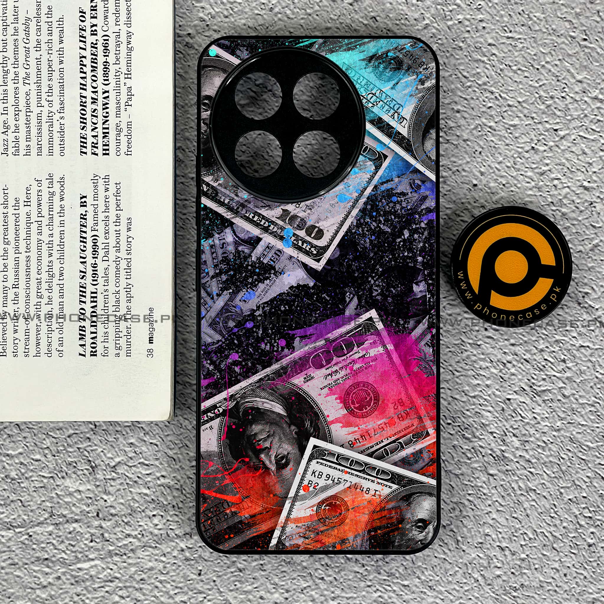 OnePlus Ace 5 - Dollar Series - Premium Metal Printed soft Bumper shock Proof Case