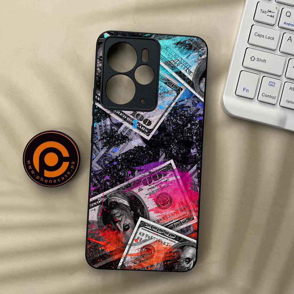 Realme 14T 5G - Dollar Series - Premium Metal Printed soft Bumper Shock Proof Case