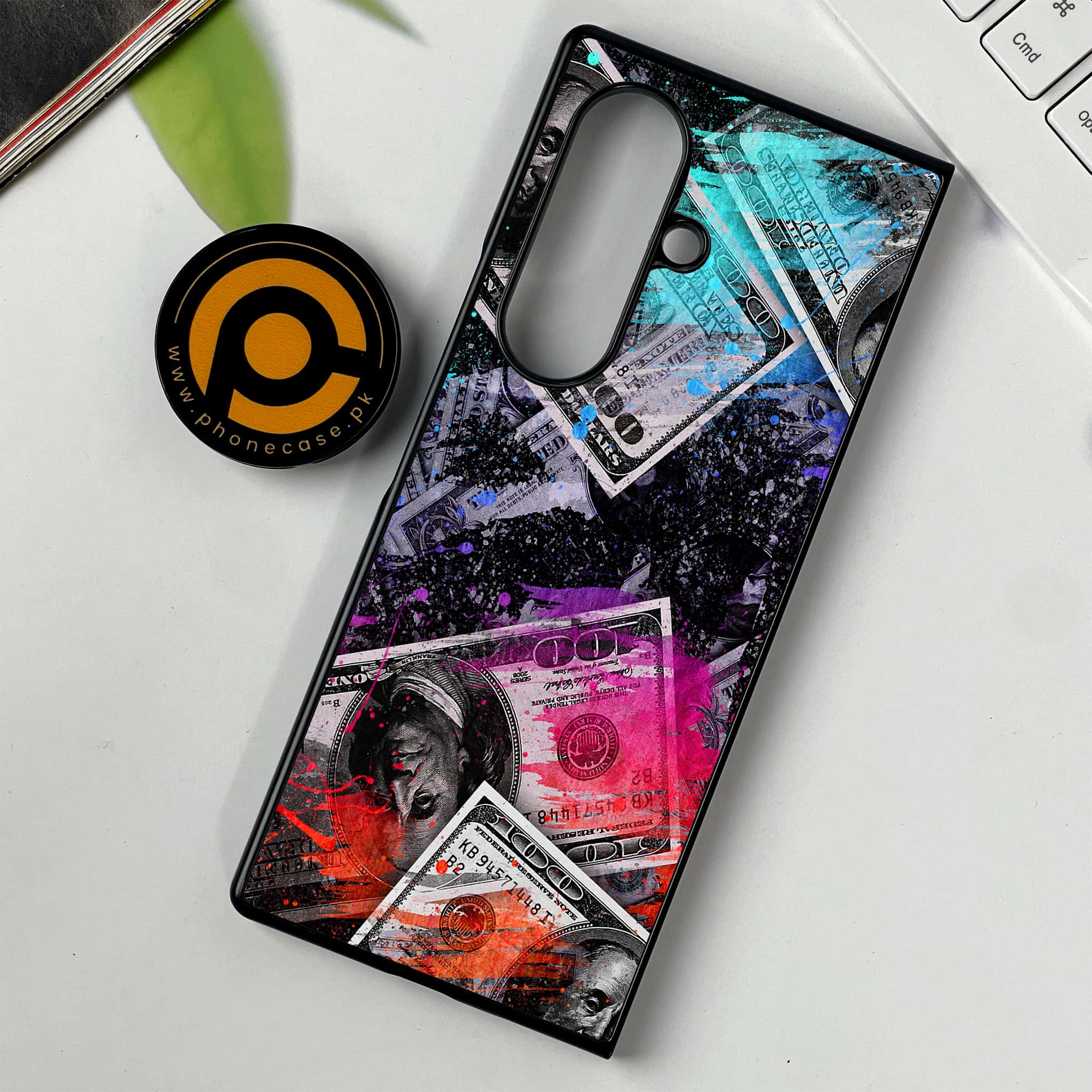 Samsung Galaxy Z Fold 7 - Dollar Series - Premium Metal Printed soft Bumper shock Proof Case