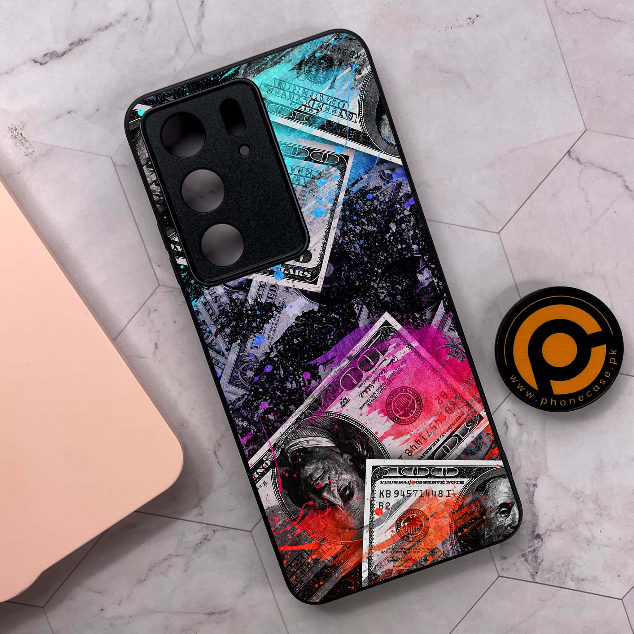Realme C75x 4G - Dollar Series - Premium Metal Printed soft Bumper shock Proof Case
