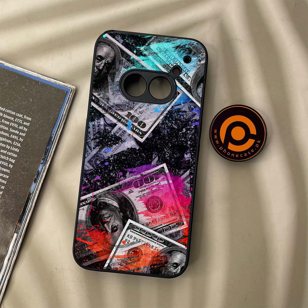 Nothing Phone (2a) - Dollar Series - Premium Metal Printed soft Bumper Shock Proof Case