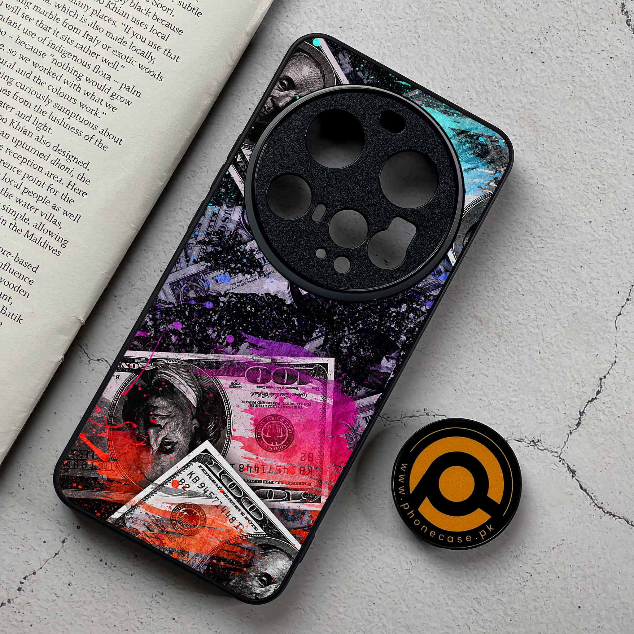 Xiaomi 15 Ultra - Dollar Series - Premium Metal Printed Soft Bumper Shockproof Case