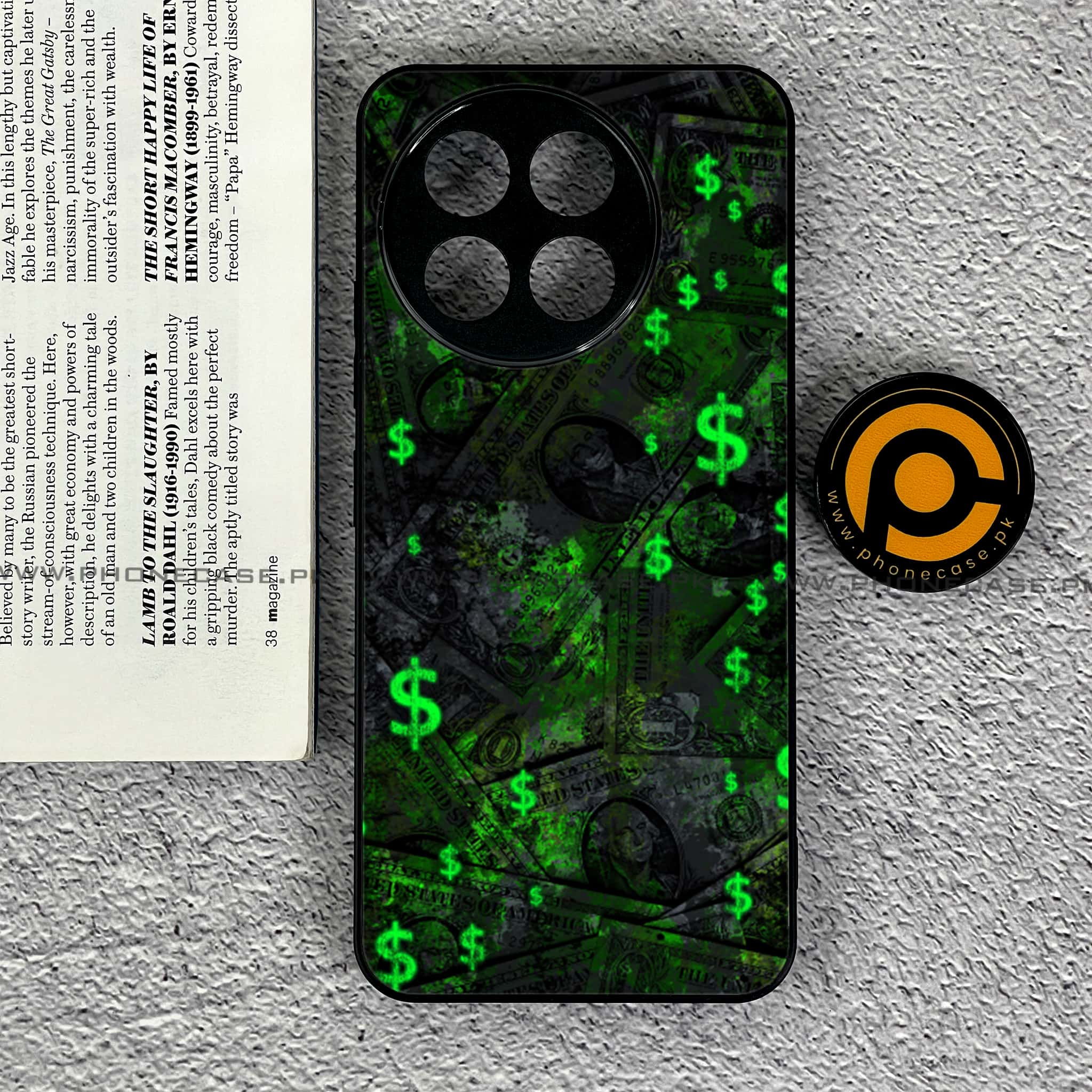 OnePlus Ace 5 - Dollar Series - Premium Metal Printed soft Bumper shock Proof Case