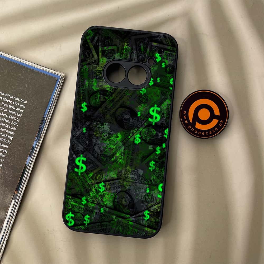 Nothing Phone (2a) - Dollar Series - Premium Metal Printed soft Bumper Shock Proof Case