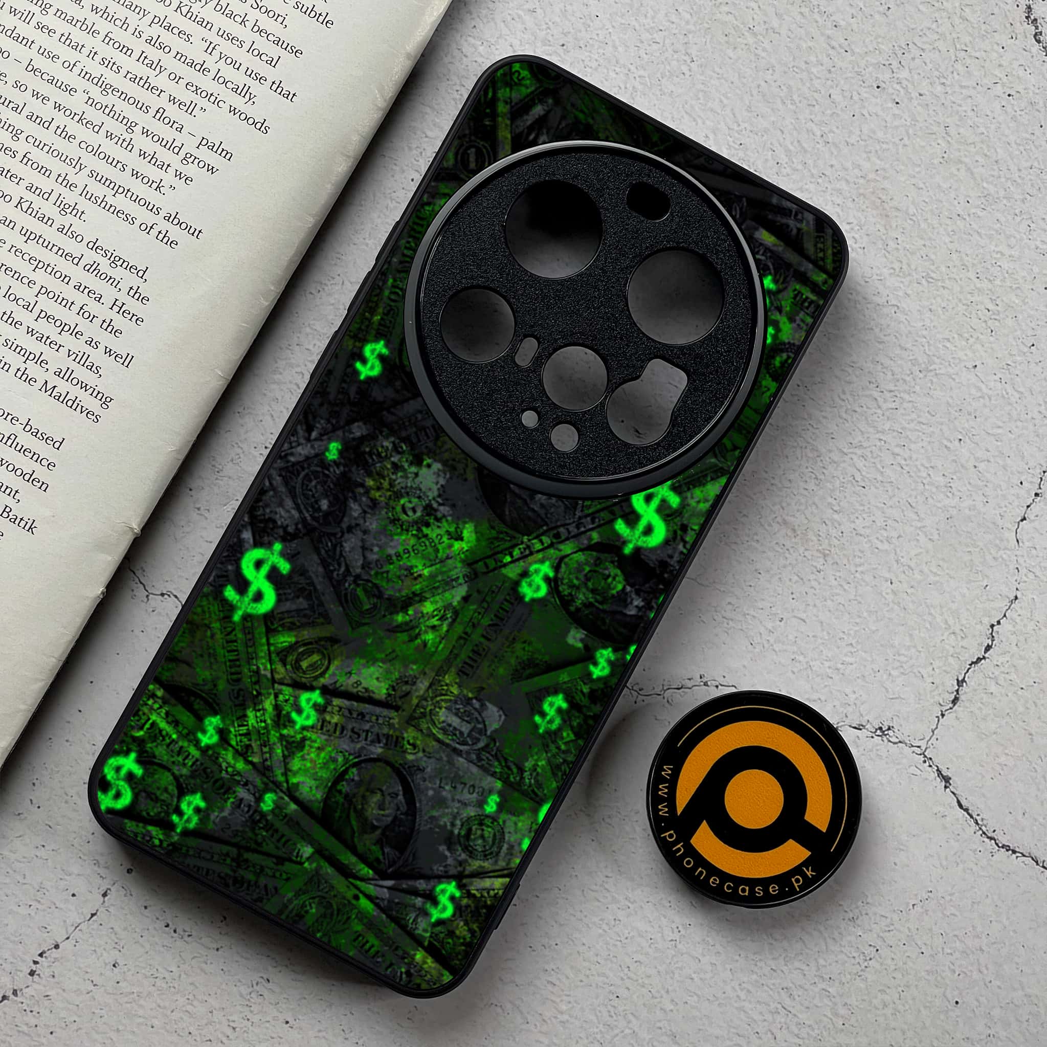 Xiaomi 15 Ultra - Dollar Series - Premium Metal Printed Soft Bumper Shockproof Case