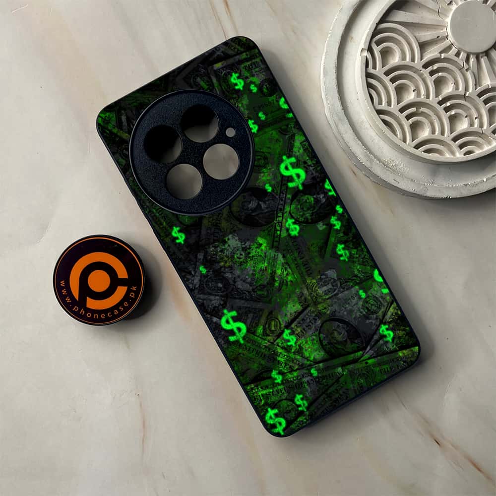 OnePlus 13 - Dollar Series - Premium Metal Printed soft Bumper shock Proof Case