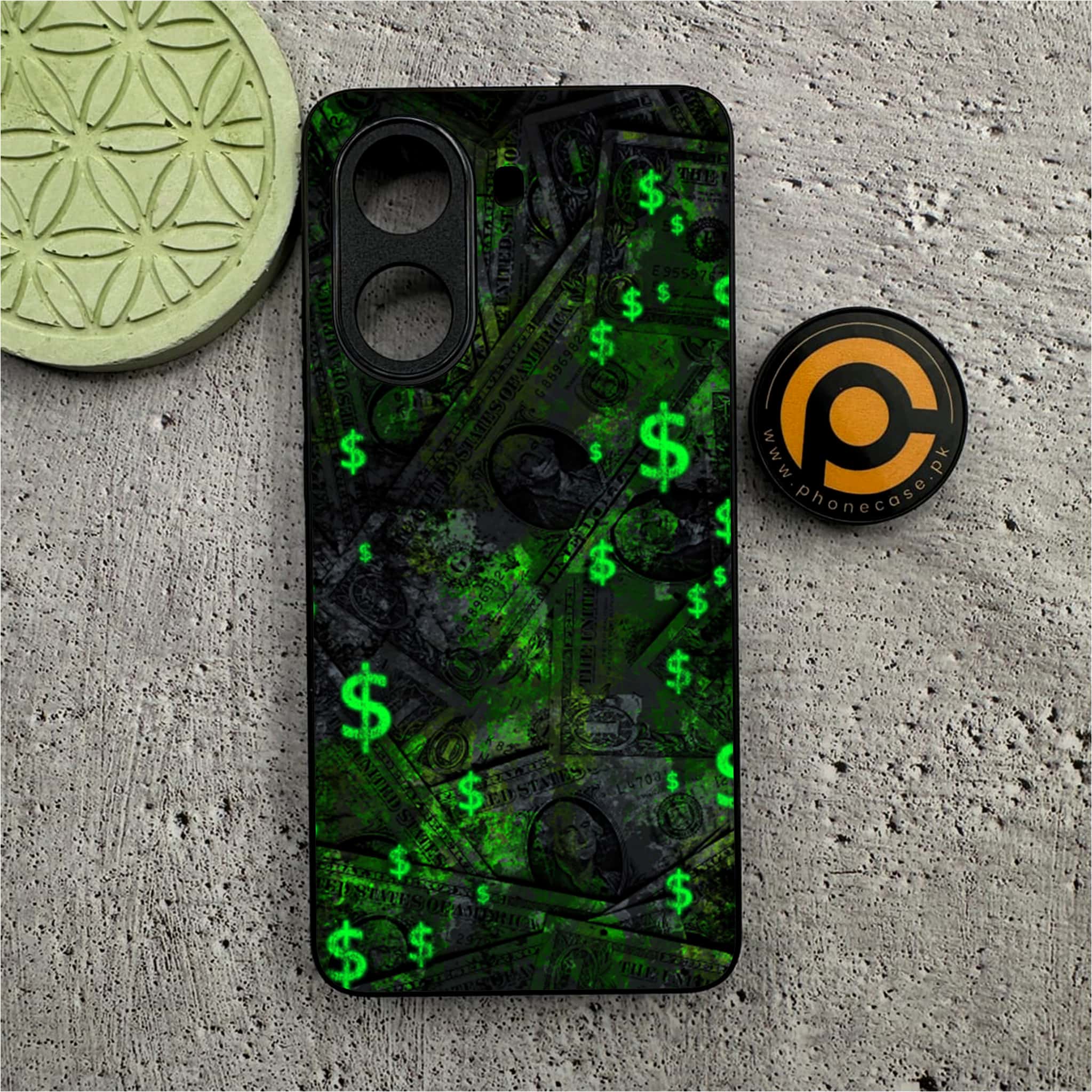 Xiaomi Redmi Turbo 4 - Dollar Series - Premium Metal Printed soft Bumper shock Proof Case