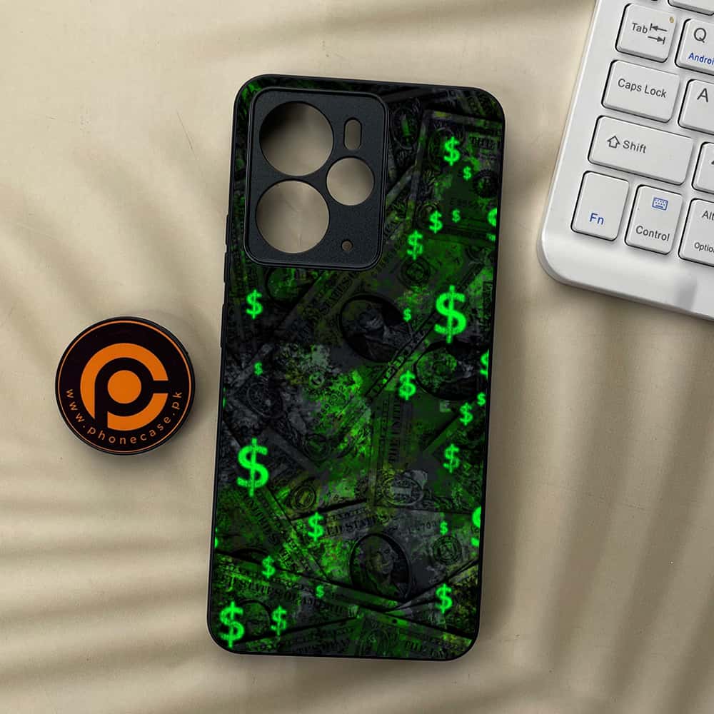 Realme 14T 5G - Dollar Series - Premium Metal Printed soft Bumper Shock Proof Case