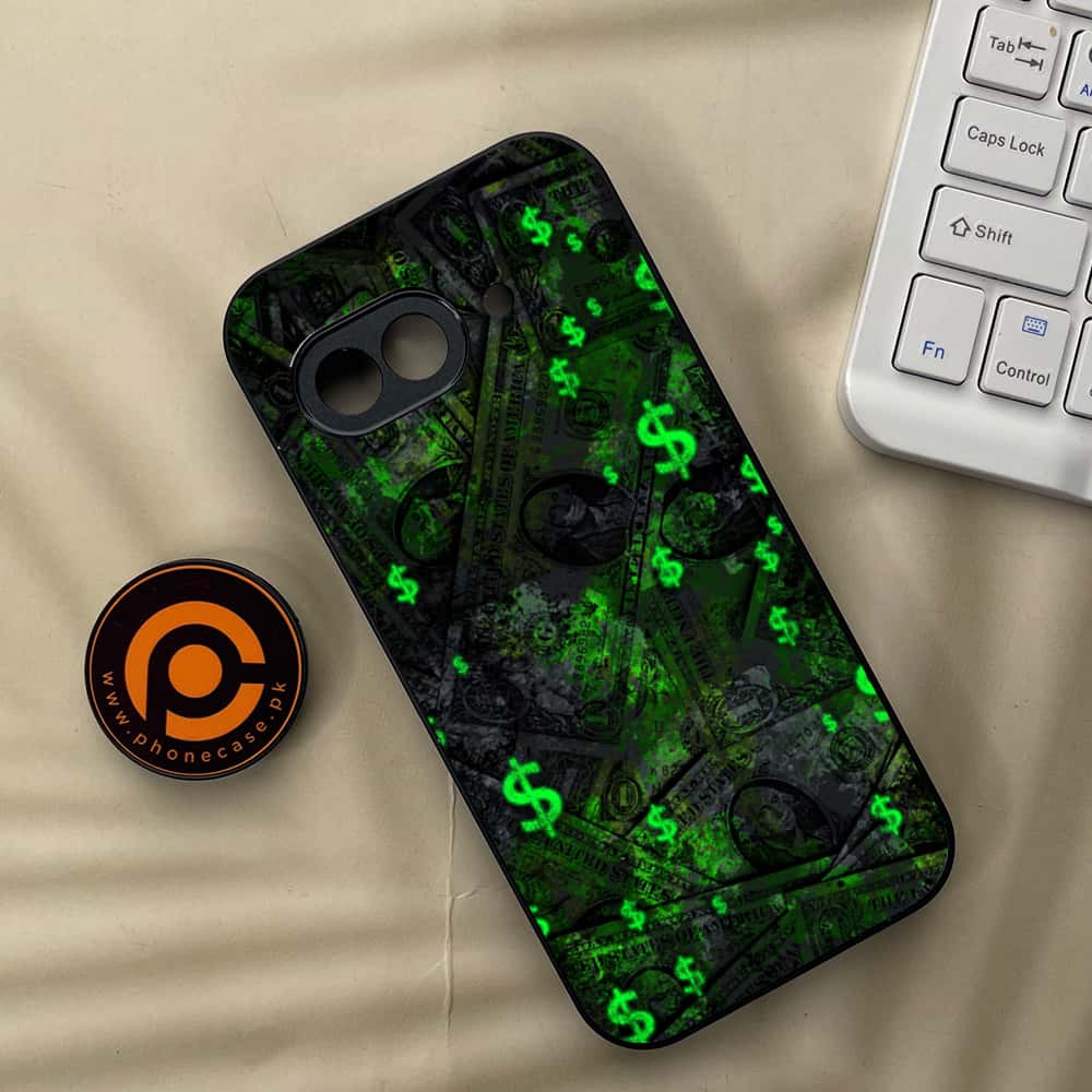 Google Pixel 9a - Dollar Series - Premium Metal Printed soft Bumper Shock Proof Case