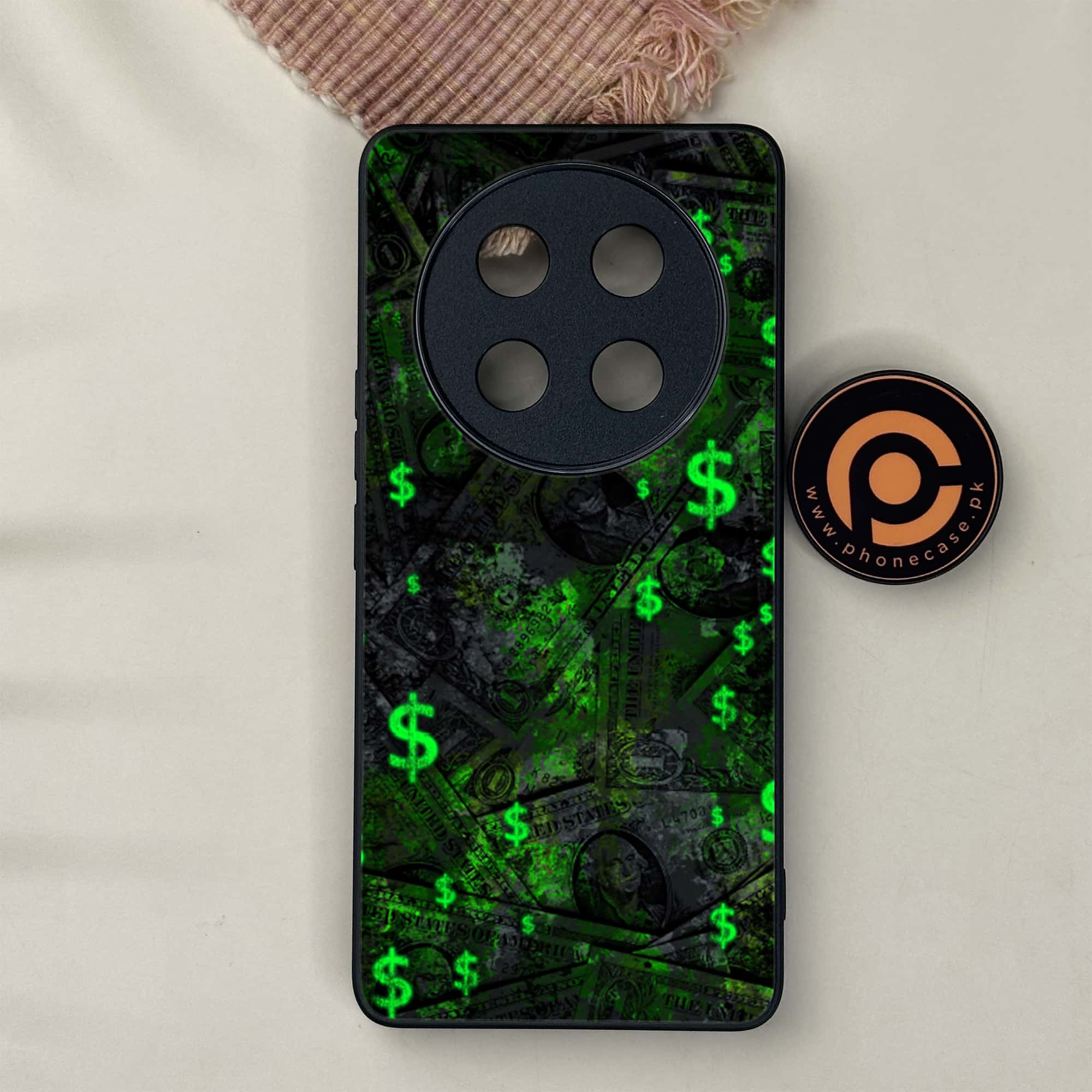 Honor X9c 5G - Dollar Series - Premium Metal Printed soft Bumper shock Proof Case