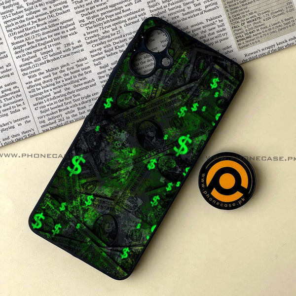 Samsung Galaxy A06  - Dollar Design 5 - Premium Metal Printed soft Bumper shock Proof Case CS-37151