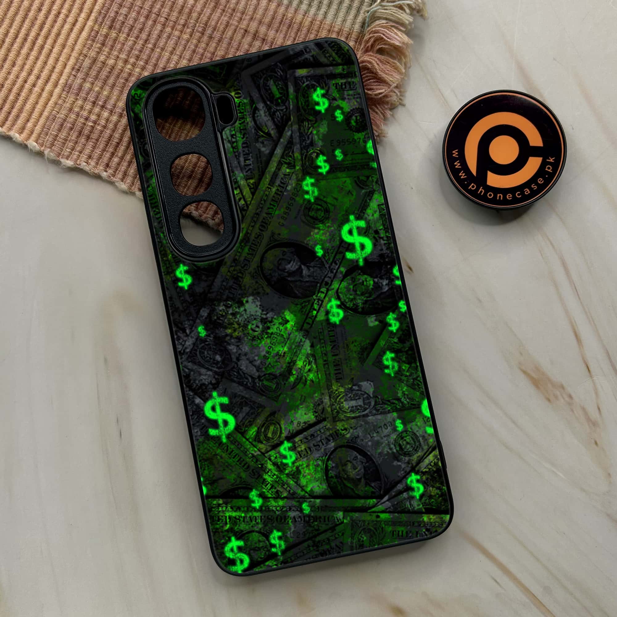 Vivo Y400 - Dollar Series - Premium Metal Printed soft Bumper shock Proof Case
