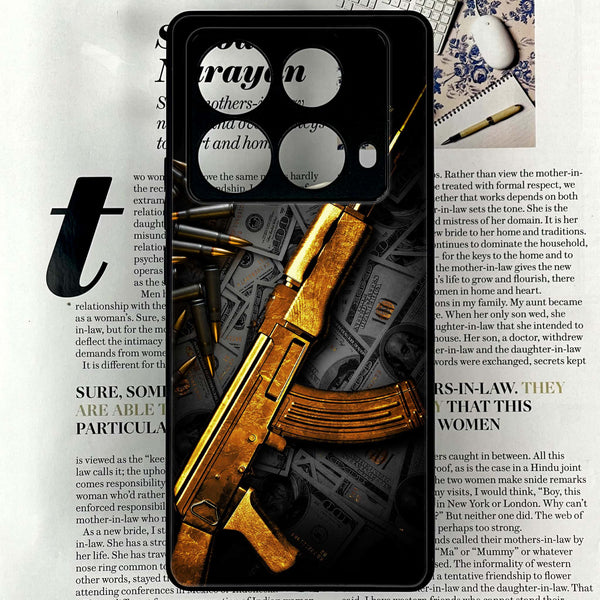 Infinix Note 40 4G - Dollar Design 6  - Premium Printed Glass soft Bumper shock Proof Case CS-35766