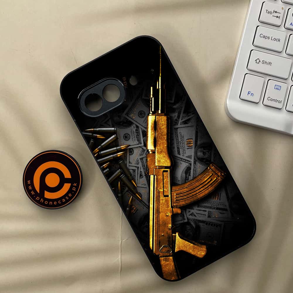 Google Pixel 9a - Dollar Series - Premium Metal Printed soft Bumper Shock Proof Case