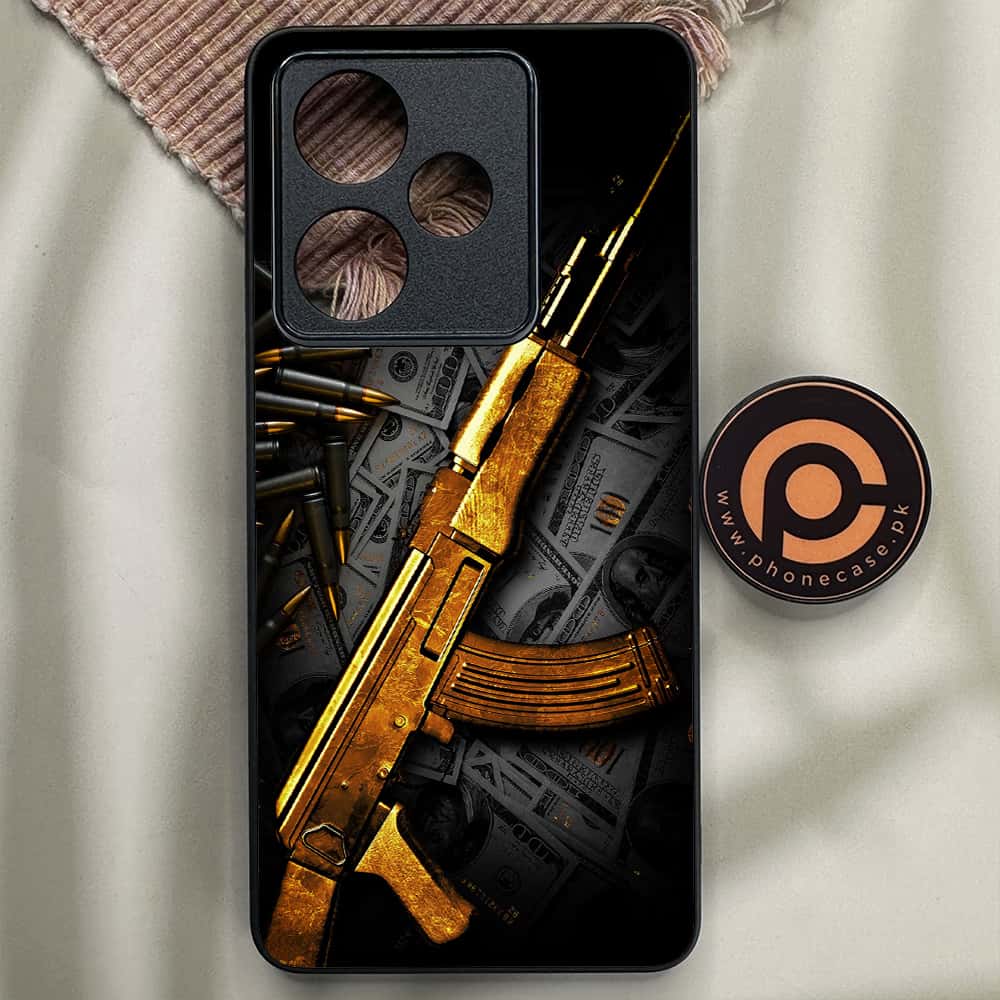 Realme GT 7T - Dollar Series - Premium Metal Printed soft Bumper shock Proof Case