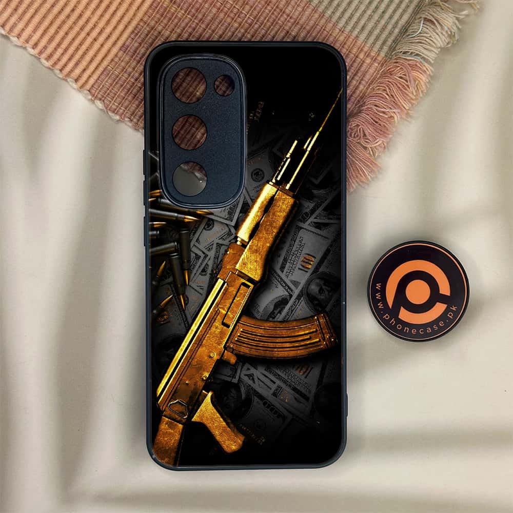 Tecno Spark 40 Pro Plus - Dollar Series - Premium Metal Printed soft Bumper shock Proof Case