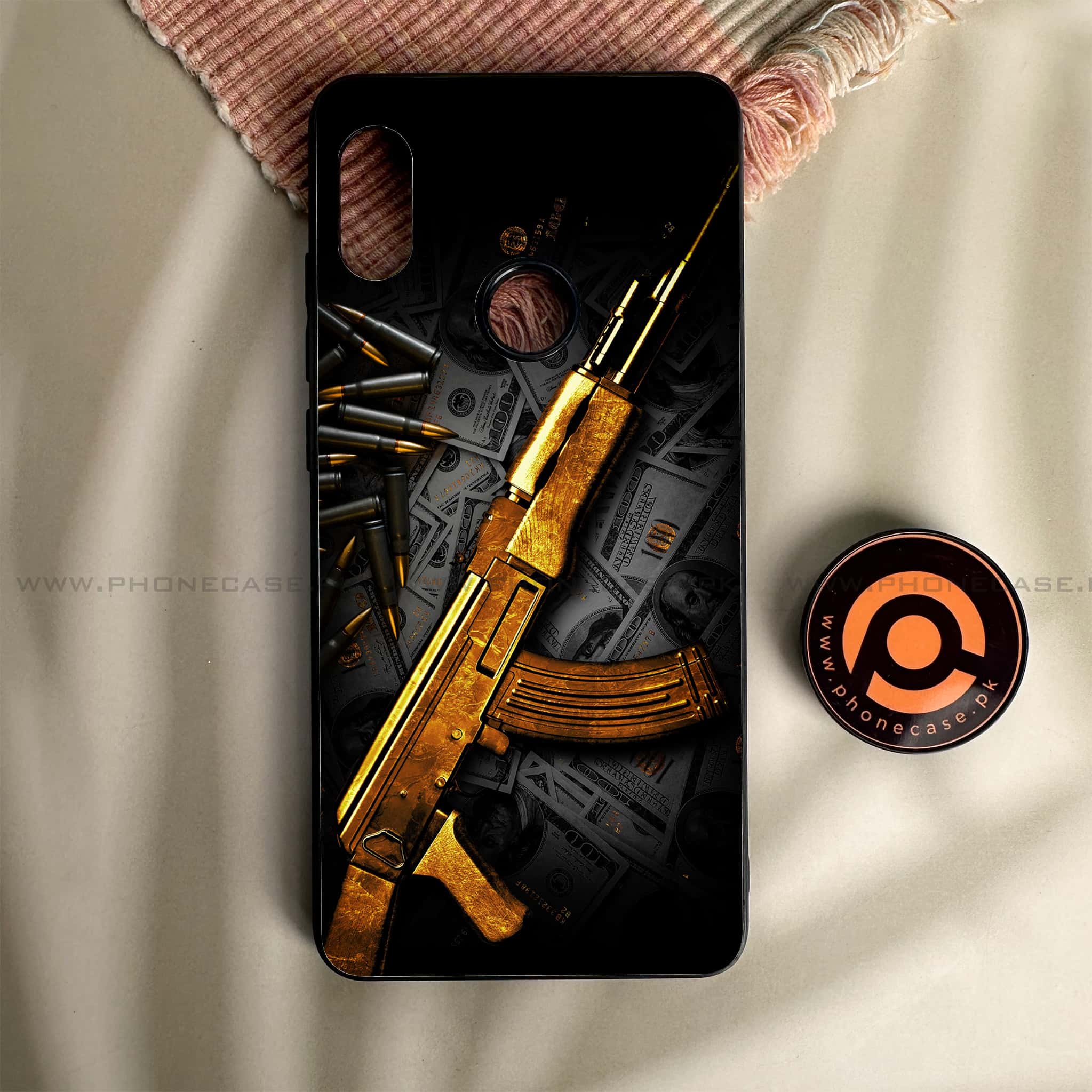 Redmi Note 5/Note 5 Pro - Dollar Series - Premium Metal Printed soft Bumper shock Proof Case