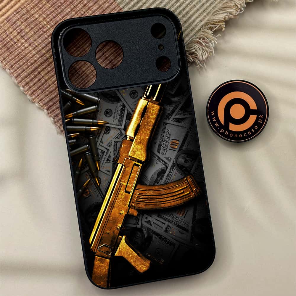 iPhone 17 Pro Max - Dollar Series - Premium Metal Printed soft Bumper shock Proof Case