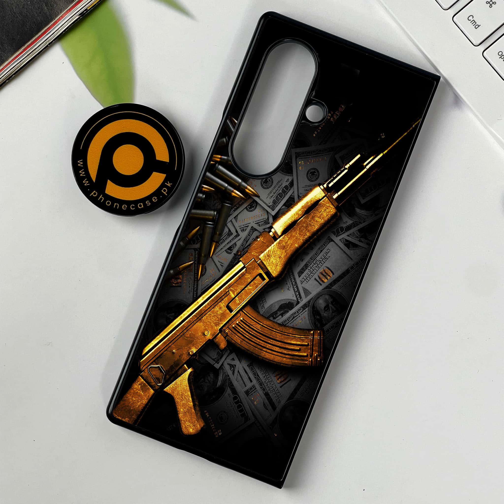 Samsung Galaxy Z Fold 7 - Dollar Series - Premium Metal Printed soft Bumper shock Proof Case