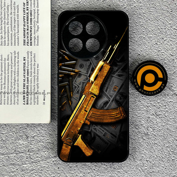 Tecno Spark 30 Pro - Dollar Design 6- Premium Printed Glass soft Bumper shock Proof Case CS-43867