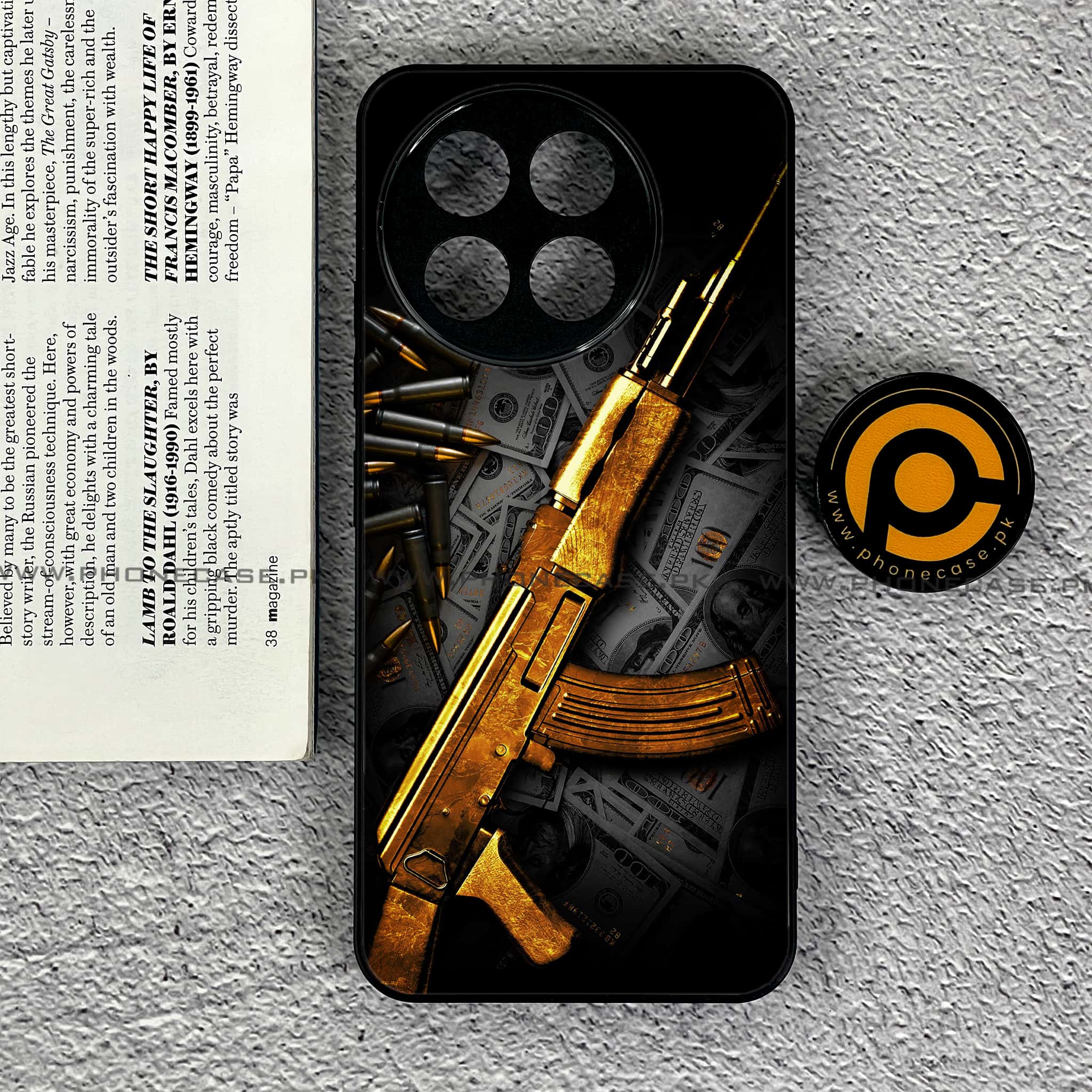 OnePlus Ace 5 - Dollar Series - Premium Metal Printed soft Bumper shock Proof Case