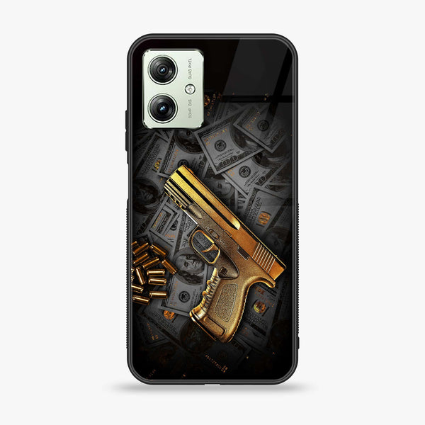 Motorola Moto G54 - Dollar Design 7- Premium Printed Glass soft Bumper shock Proof Case CS-51307