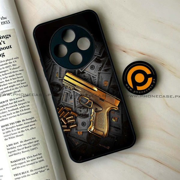 Tecno Spark 30C - Dollar Design 7 - Premium Printed Glass soft Bumper shock Proof Case CS-41834 CS-39007 CS-41197