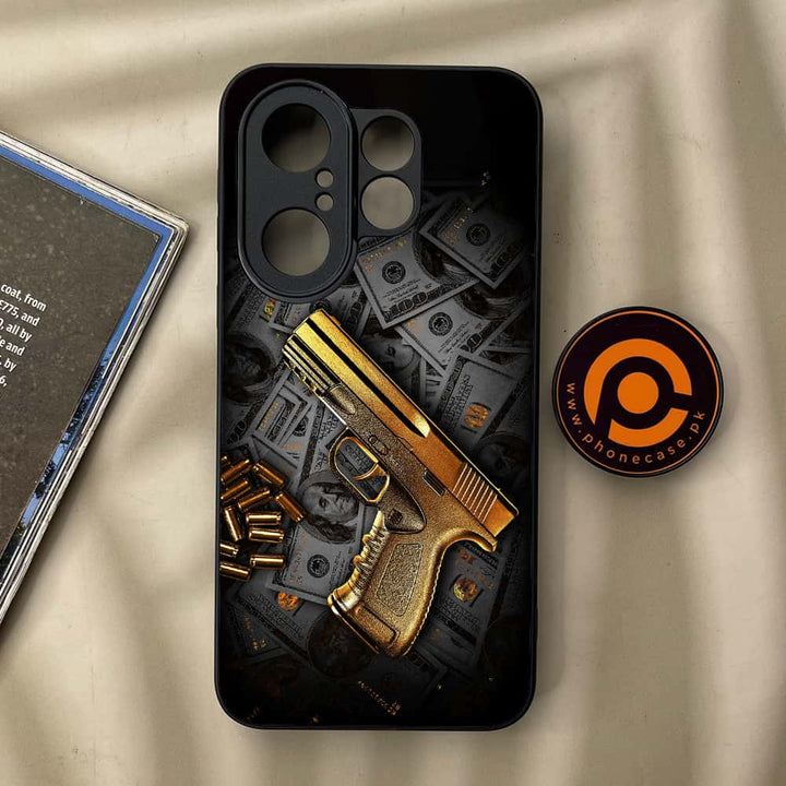 Vivo X200 FE - Dollar Design 7- Premium Metal Printed soft Bumper Shock Proof Case CS-38248