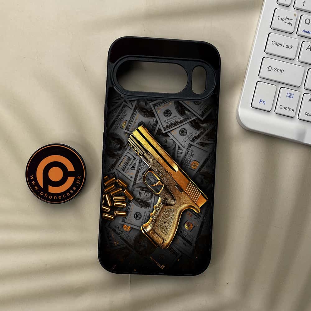 Google Pixel 10 Pro  - Dollar Series - Premium Metal Printed soft Bumper Shock Proof Case