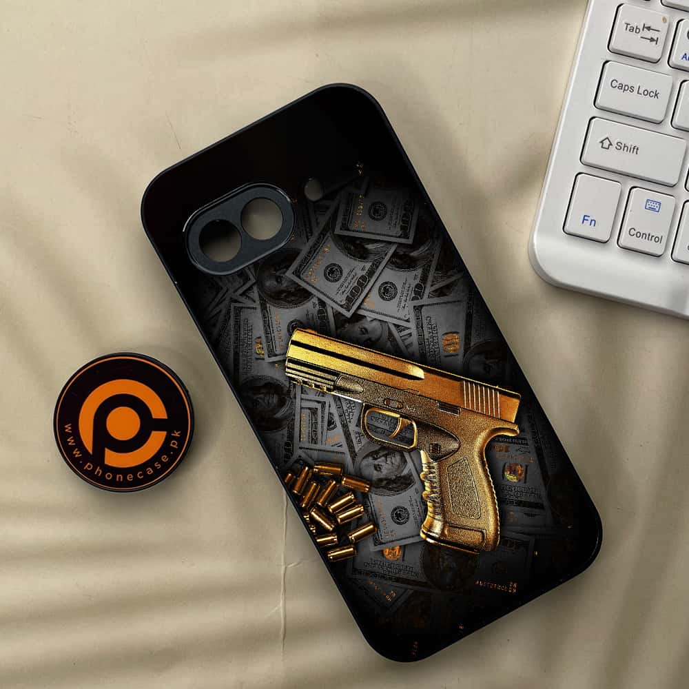 Google Pixel 9a - Dollar Series - Premium Metal Printed soft Bumper Shock Proof Case