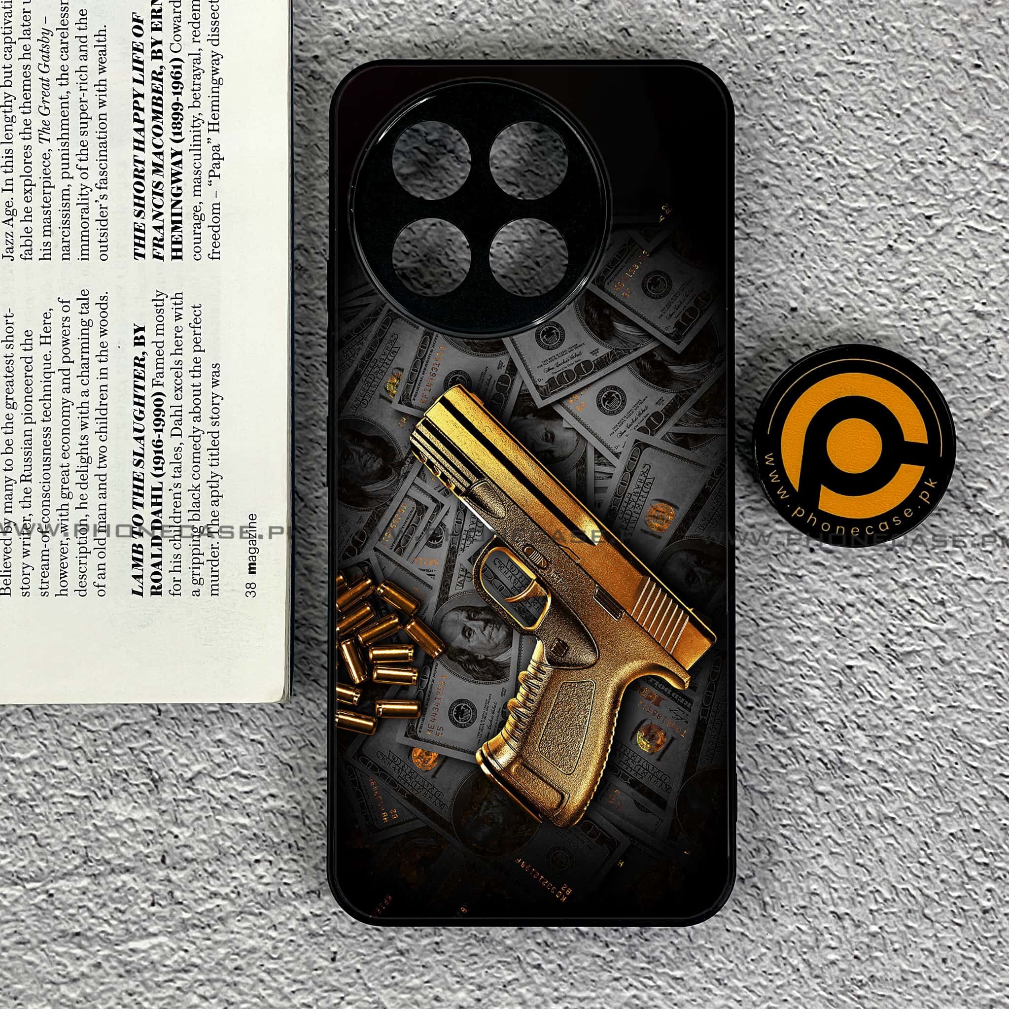 OnePlus Ace 5 - Dollar Series - Premium Metal Printed soft Bumper shock Proof Case