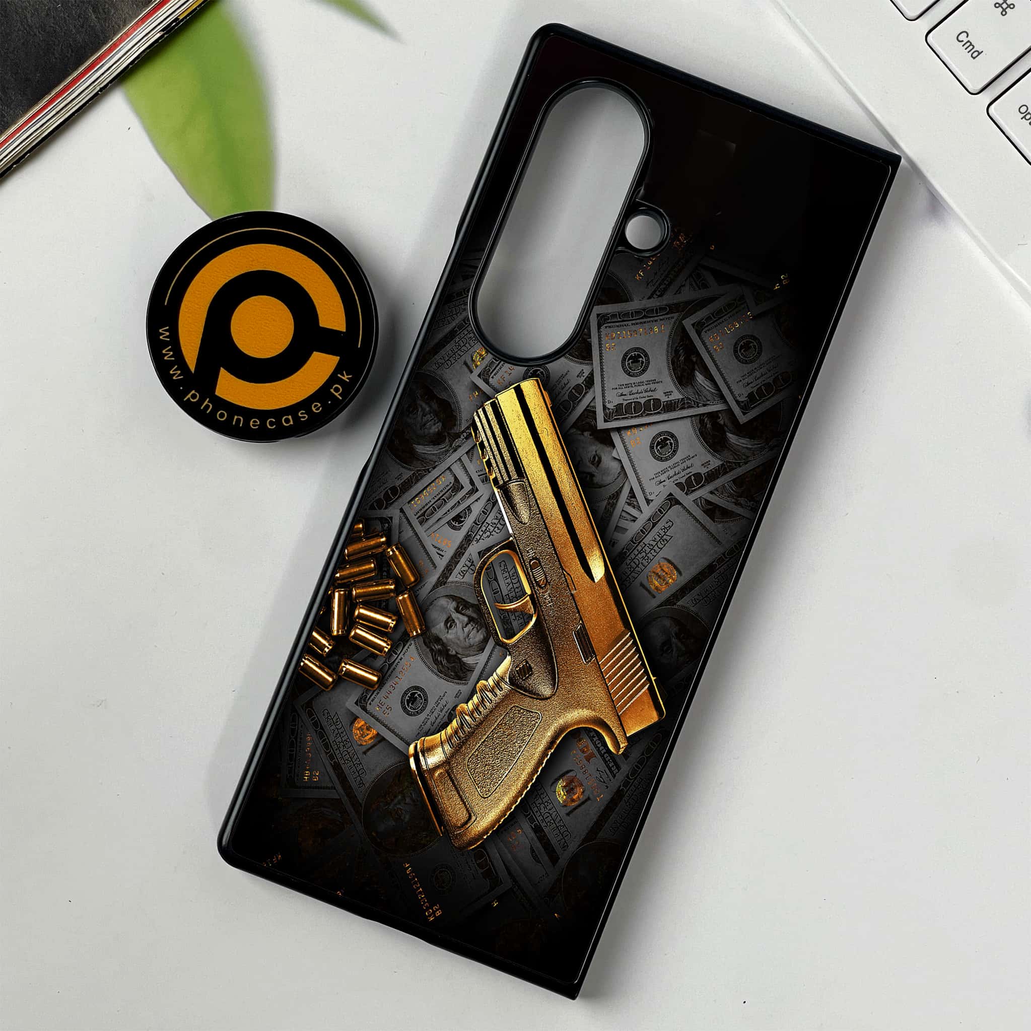 Samsung Galaxy Z Fold 7 - Dollar Series - Premium Metal Printed soft Bumper shock Proof Case