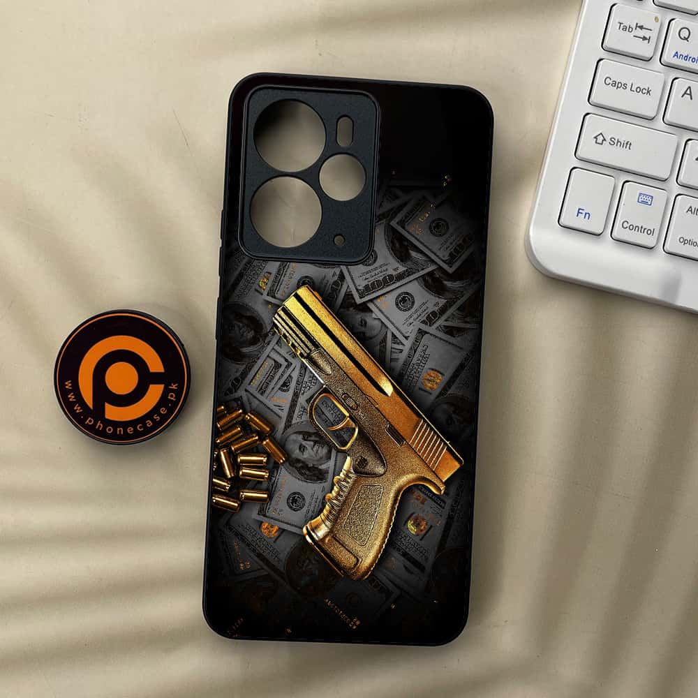 Realme 14T 5G - Dollar Series - Premium Metal Printed soft Bumper Shock Proof Case