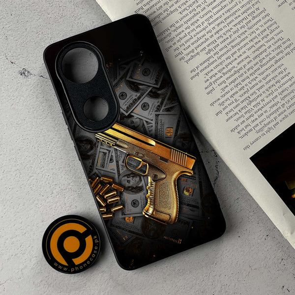 Vivo V50 - Dollar Design 7 - Premium Metal Printed Soft Bumper Shockproof Case