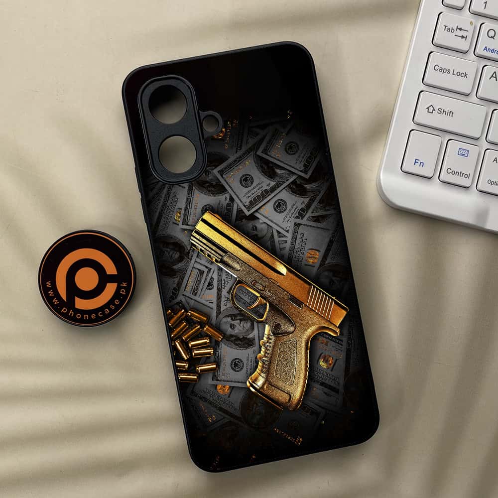 Tecno Spark Go 2 - Dollar Series - Premium Metal Printed soft Bumper Shock Proof Case