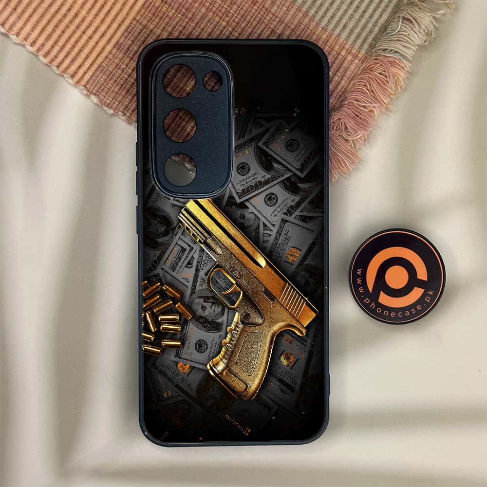 Tecno Spark 40 Pro Plus - Dollar Series - Premium Metal Printed soft Bumper shock Proof Case