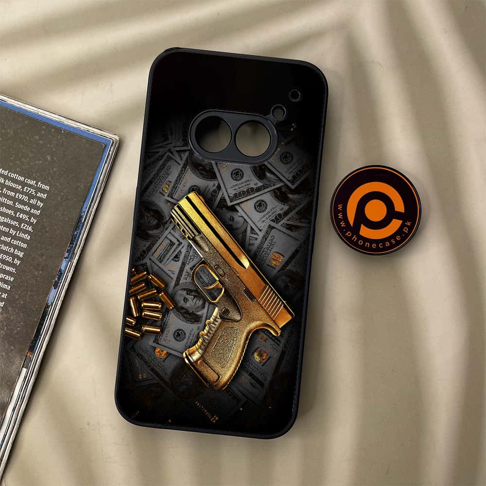 Nothing Phone (2a) - Dollar Series - Premium Metal Printed soft Bumper Shock Proof Case