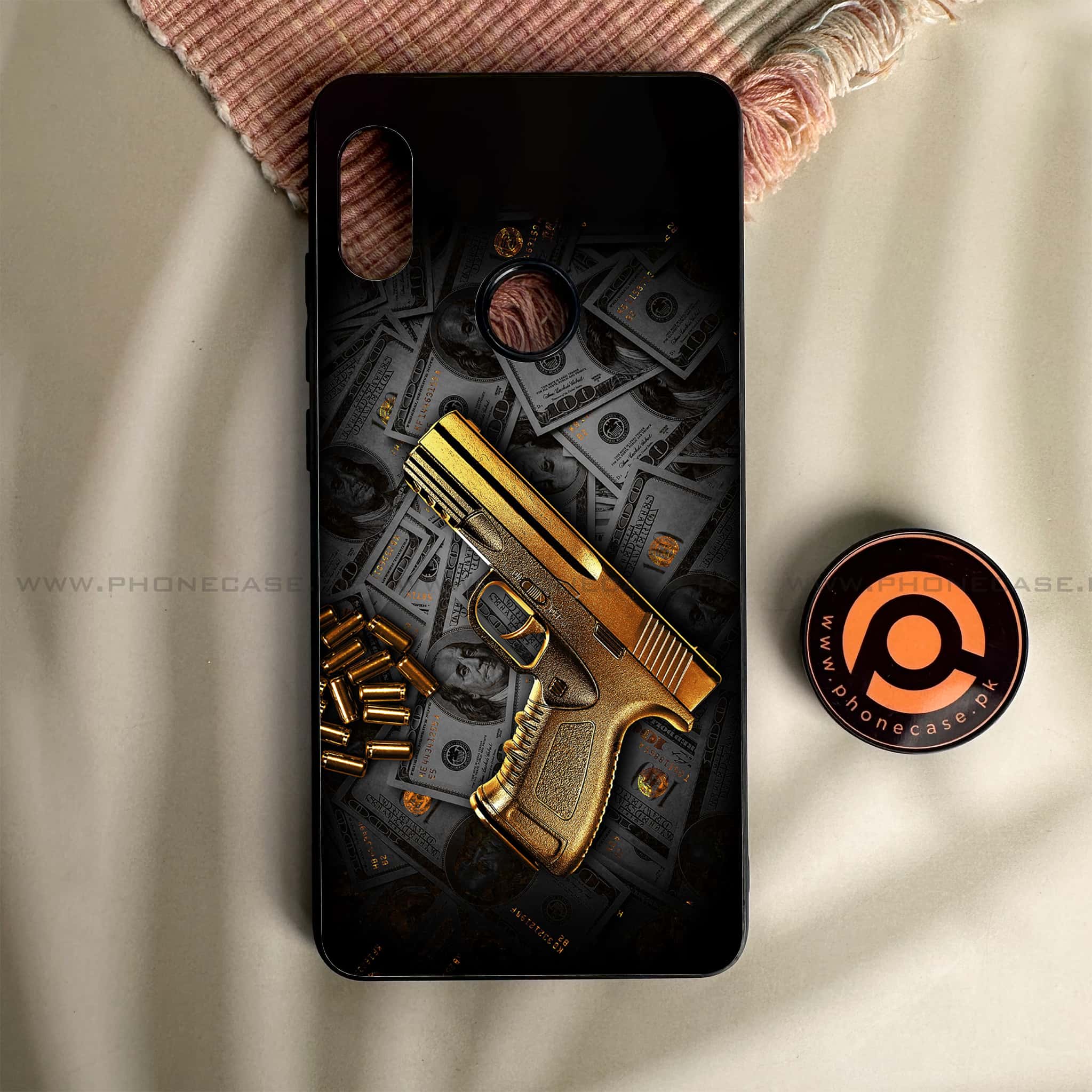 Redmi Note 5/Note 5 Pro - Dollar Series - Premium Metal Printed soft Bumper shock Proof Case