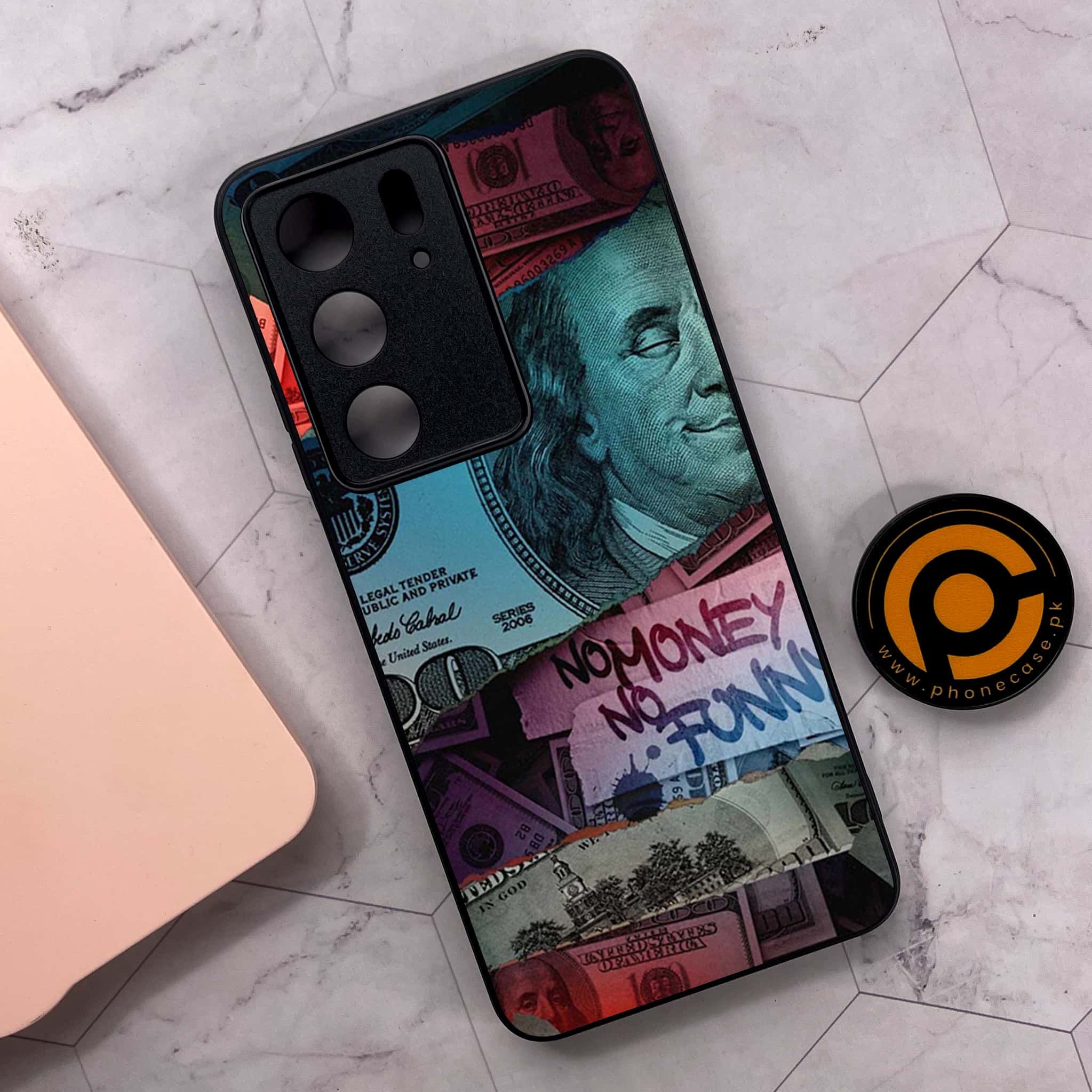Realme C75x 4G - Dollar Series - Premium Metal Printed soft Bumper shock Proof Case