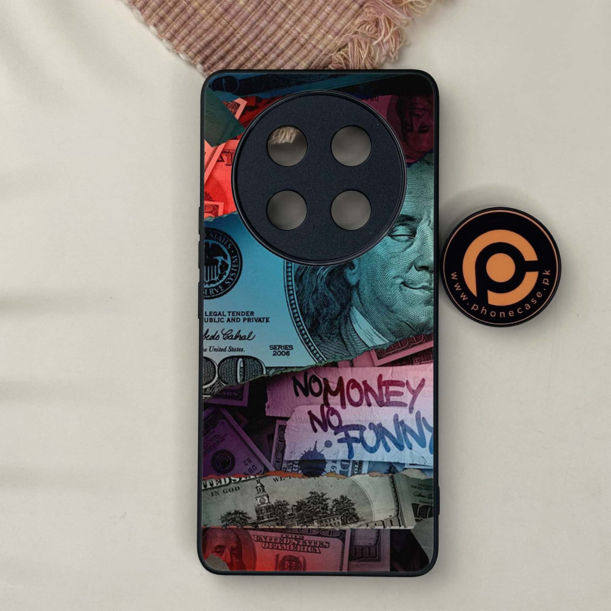 Honor X9c 5G - Dollar Series - Premium Metal Printed soft Bumper shock Proof Case