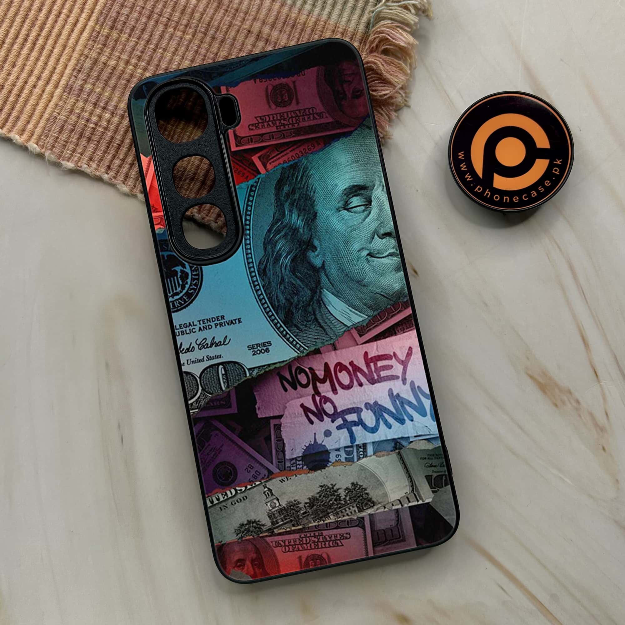 Vivo Y400 - Dollar Series - Premium Metal Printed soft Bumper shock Proof Case