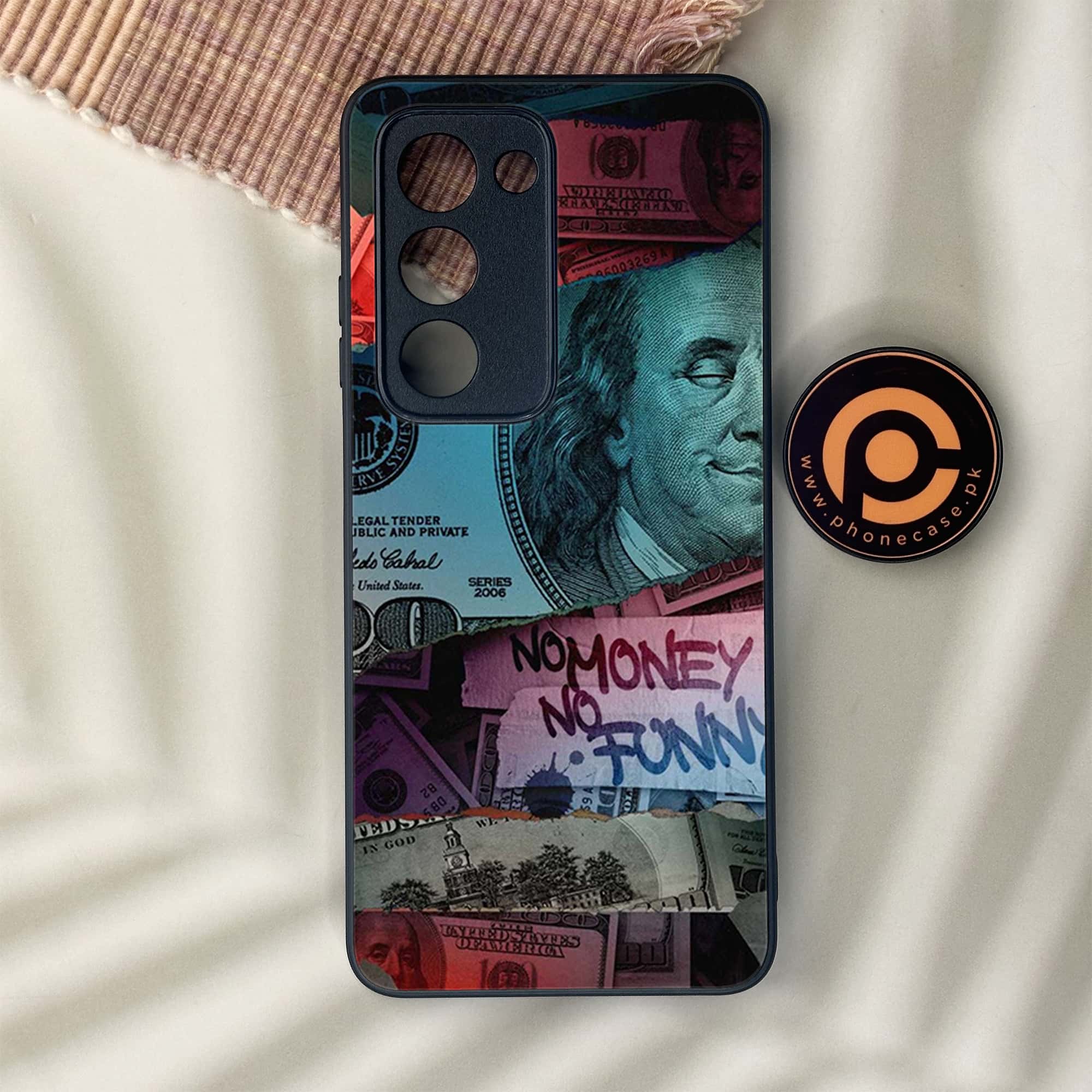 Oppo A5 2025 - Dollar Series - Premium Metal Printed soft Bumper shock Proof Case