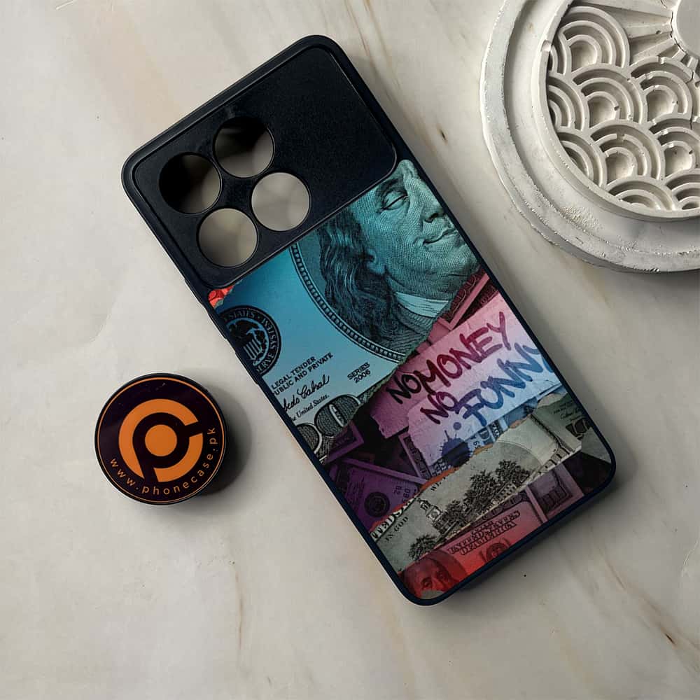Xiaomi Poco F6 Pro - Dollar Series - Premium Metal Printed soft Bumper shock Proof Case