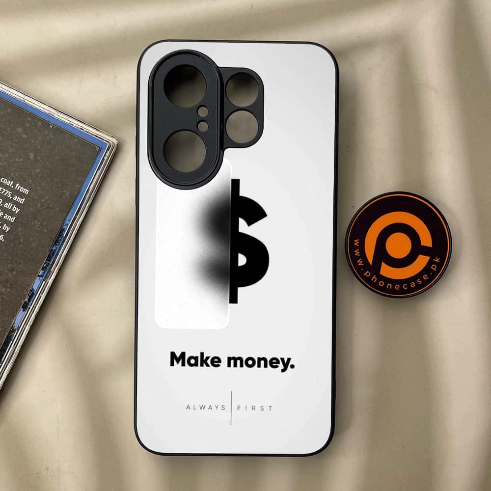 Vivo X200 FE - Dollar Series - Premium Metal Printed soft Bumper Shock Proof Case