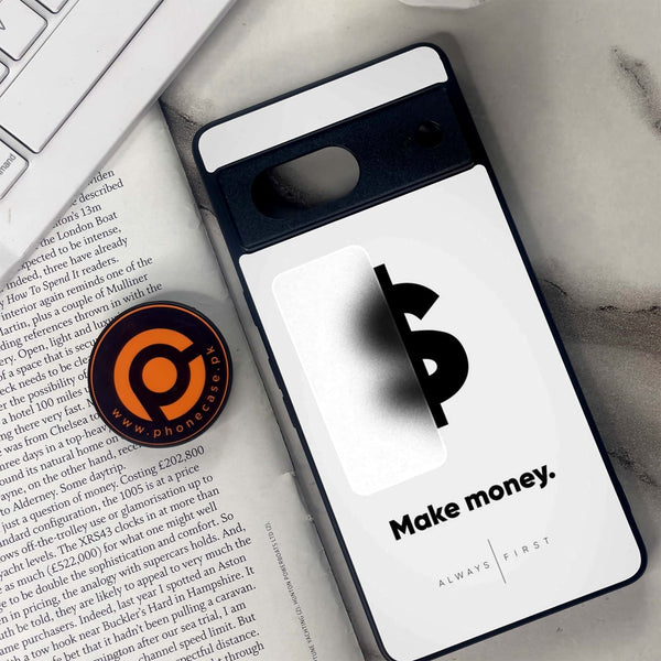 Google Pixel 7 - Dollar Design 9 - Premium Metal Printed soft Bumper Shock Proof Case CS-40088