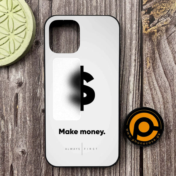 iPhone 12 - Dollar Design 9  - Premium Metal Printed soft Bumper shock Proof Case  CS-33705