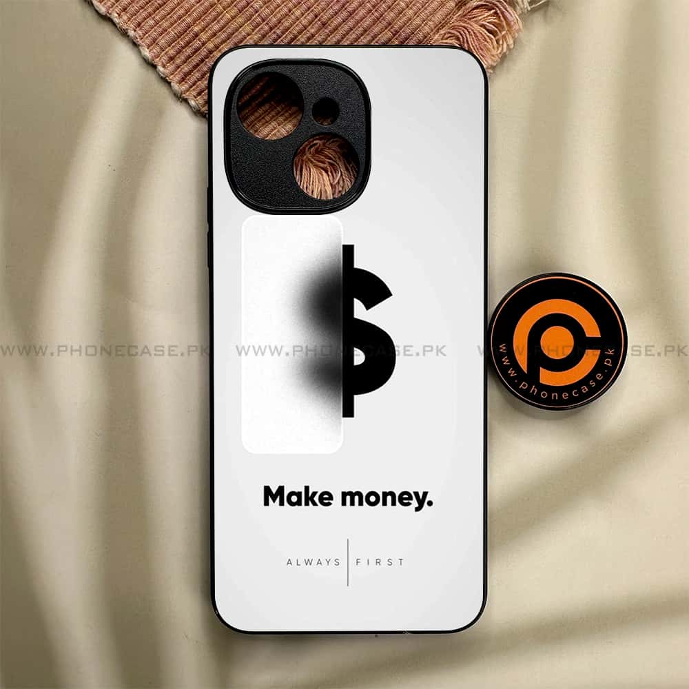Tecno Spark 40C - Dollar Series - Premium Metal Printed soft Bumper shock Proof Case