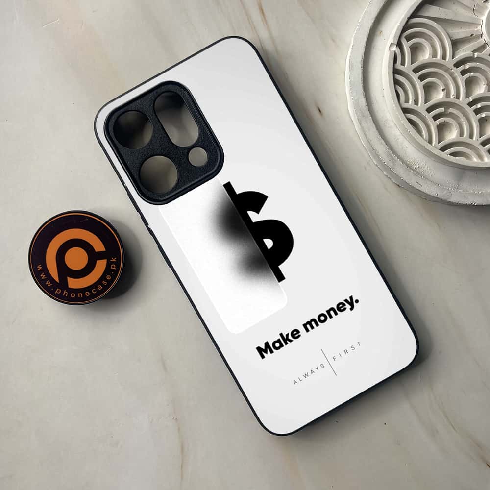 Oppo Reno 14 5G - Dollar Series - Premium Metal Printed soft Bumper shock Proof Case
